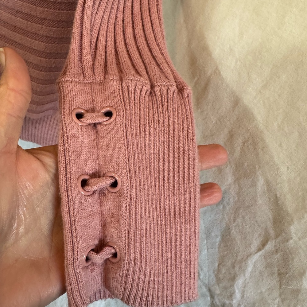 A-29 Soho Pink 3/4 Sleeve Pullover Sweater Size M - Picture 9 of 14